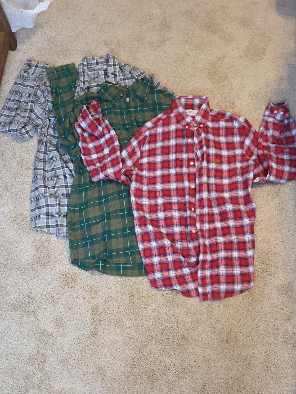 Bundle Of 3 Men's Flannels